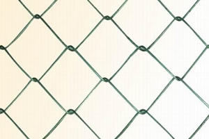 40mm 2.4mm Galvanized PVC Coated Chain Link Fence Untuk Lawn